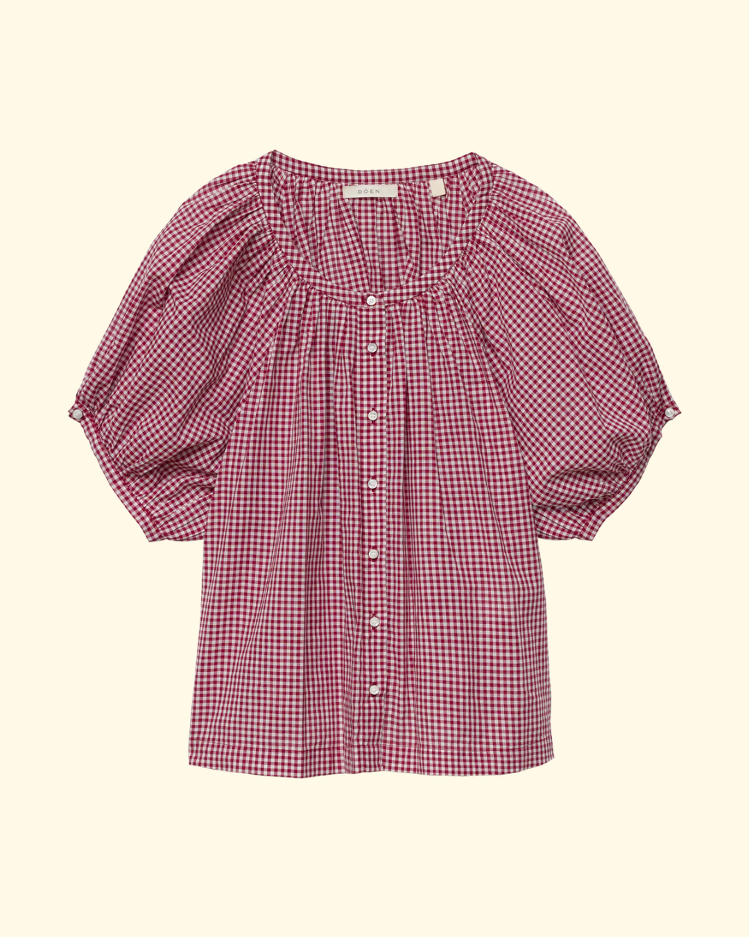 June Top | Mulberry La Maddalena Gingham