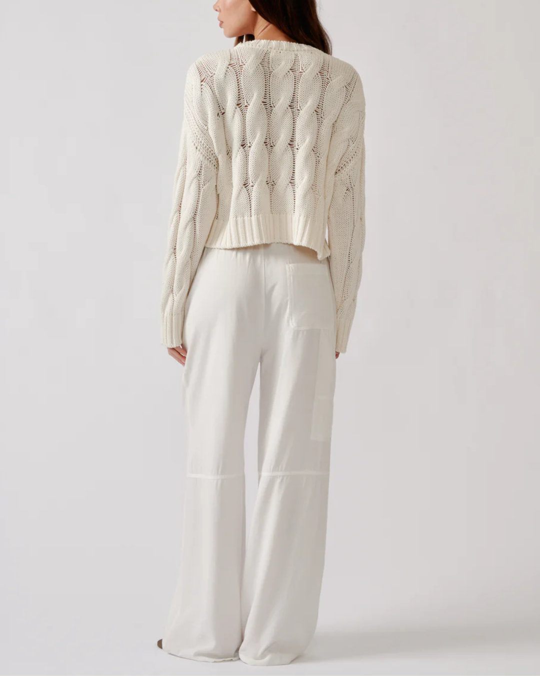 Tristan D Crewneck Pullover | Gardenia