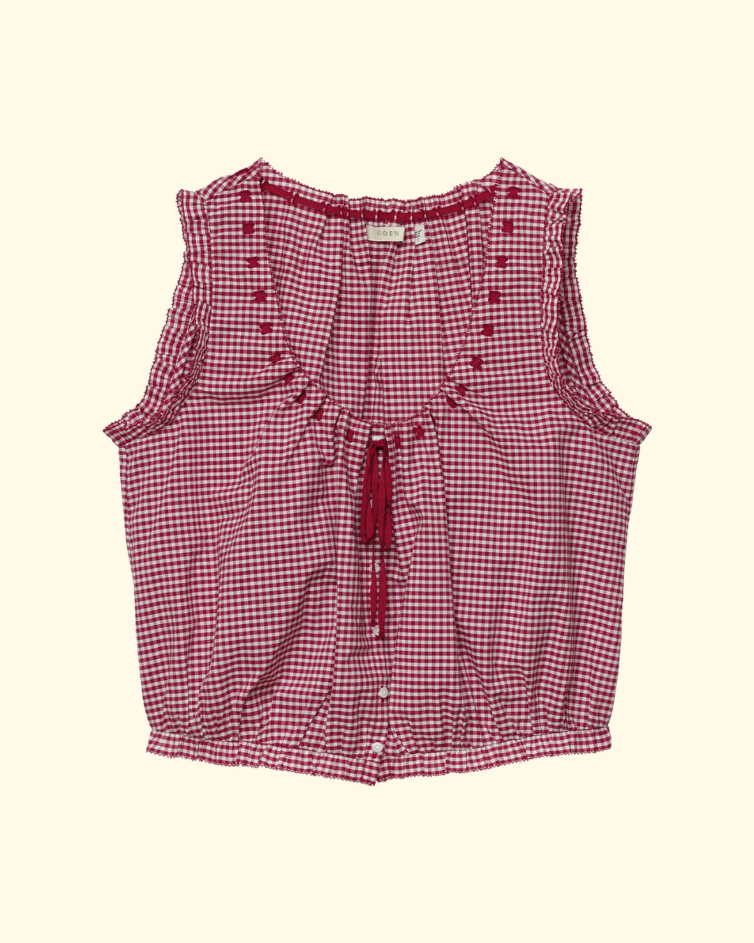 Traveler Top | Mulberry La Maddalena Gingham