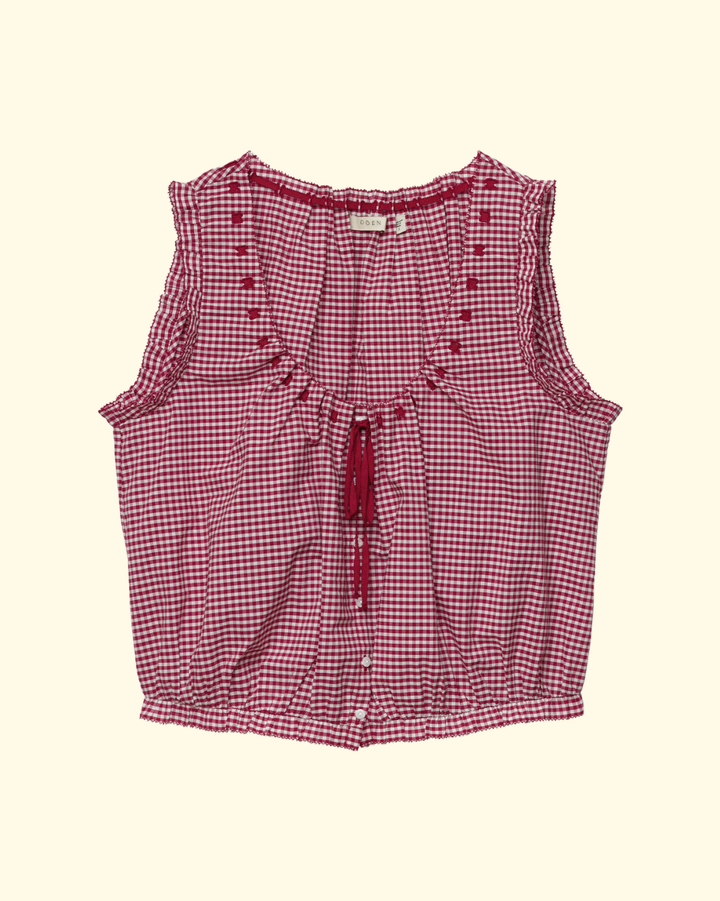 Traveler Top | Mulberry La Maddalena Gingham