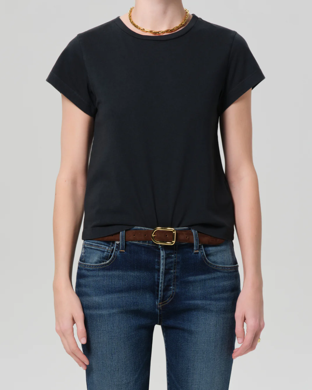 Kai Baby Tee | Washed Black