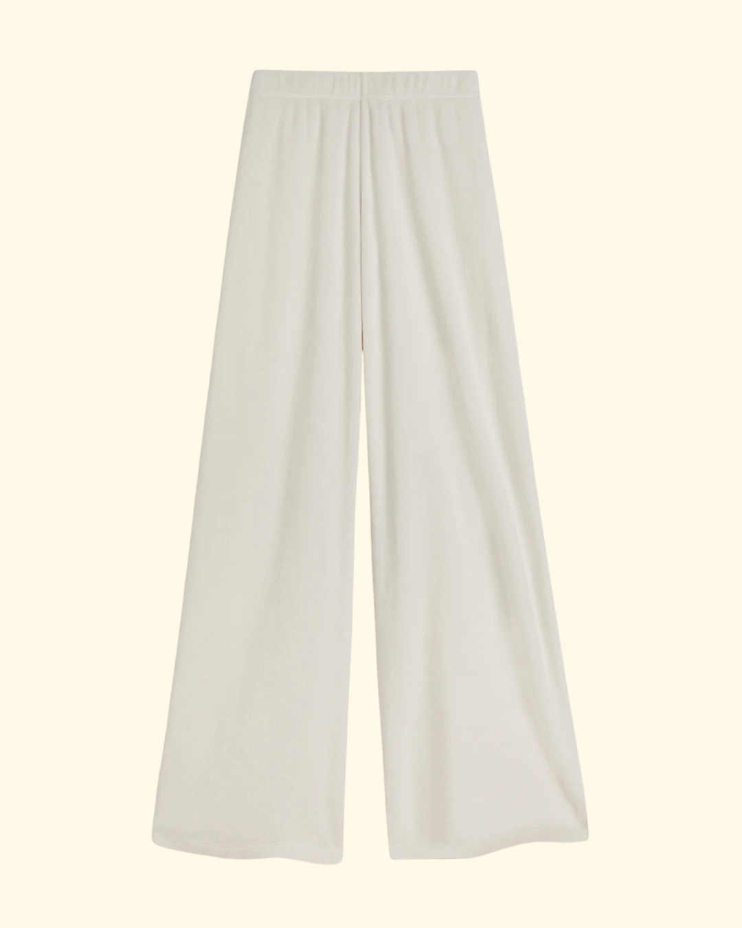 Lito Low-Rise Flare Pants | Ivory Terry
