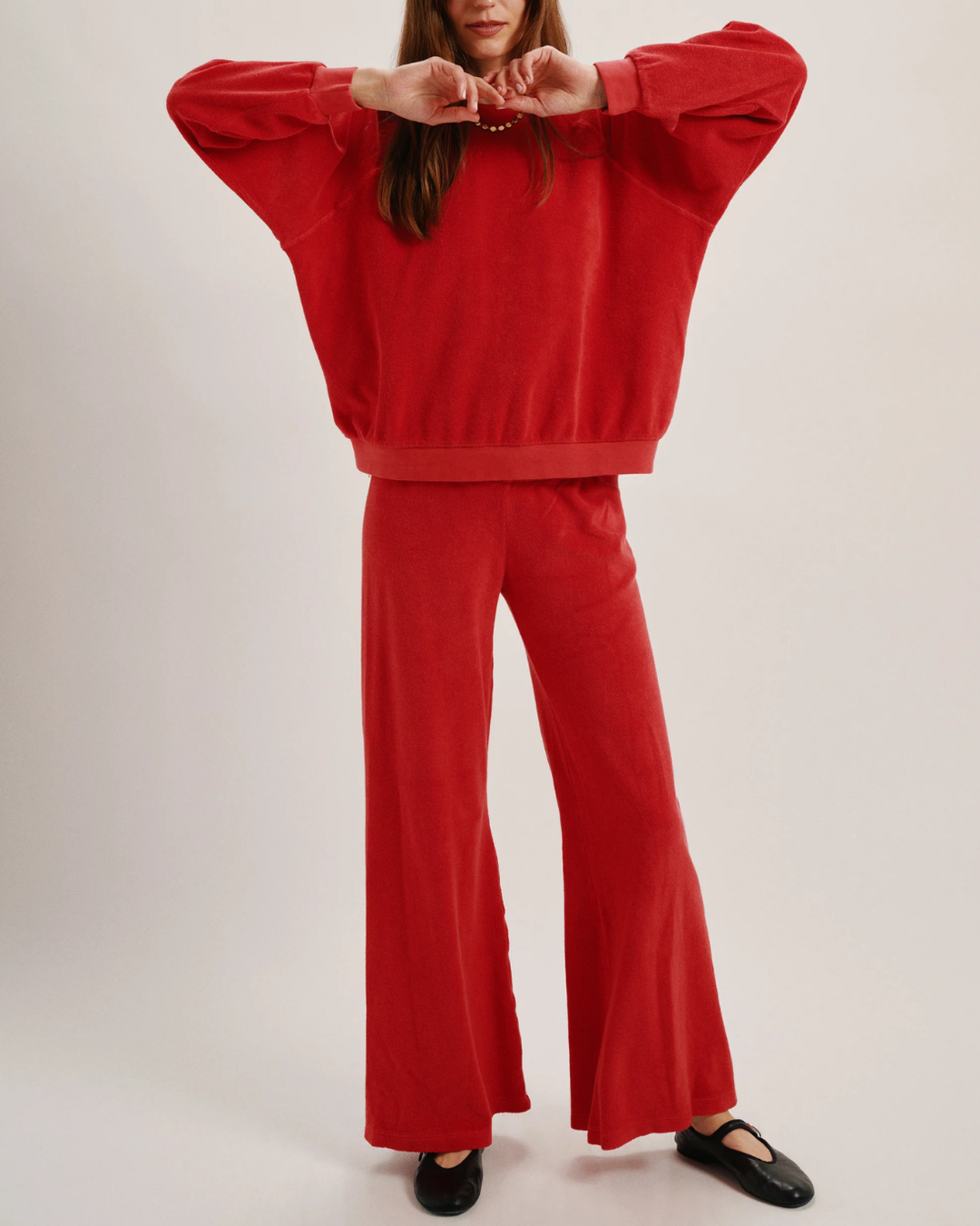 Samos Sweatshirt | Cherry Terry