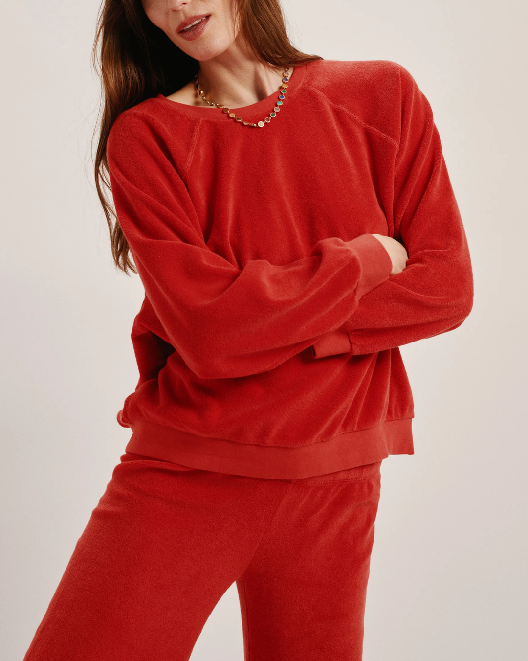 Samos Sweatshirt | Cherry Terry
