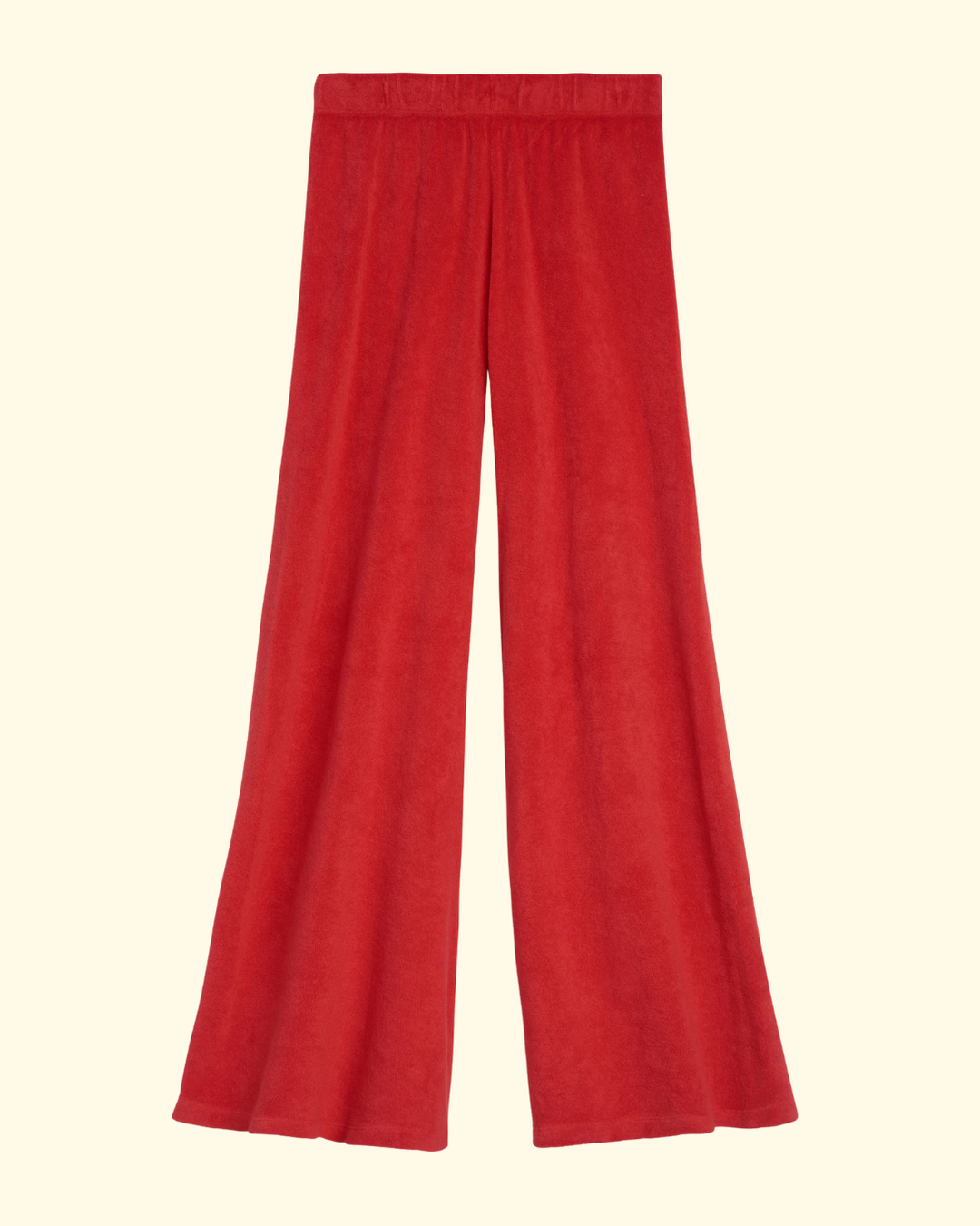 Lito Low-Rise Flare Pants | Cherry Terry