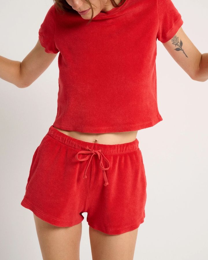 Shallis Shorts | Cherry Terry