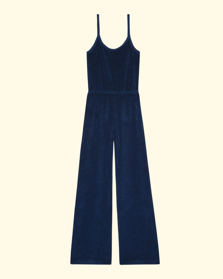 Elma Jumpsuit | Navy Terry