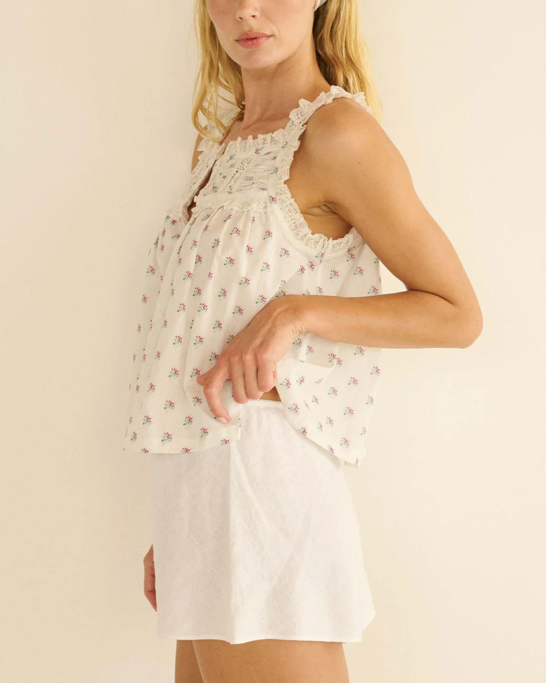 Fidella Top | Petit Posy Calico