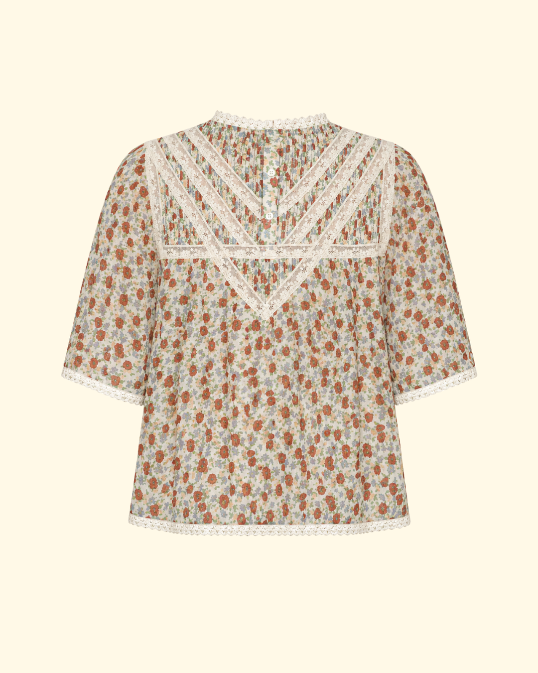 Viera Print S/Slv Blouse | Multi