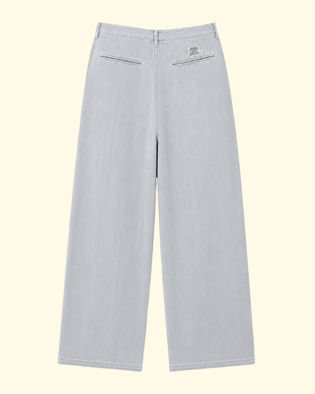 Teri Wide Leg Chino | Double Cloth Indigo