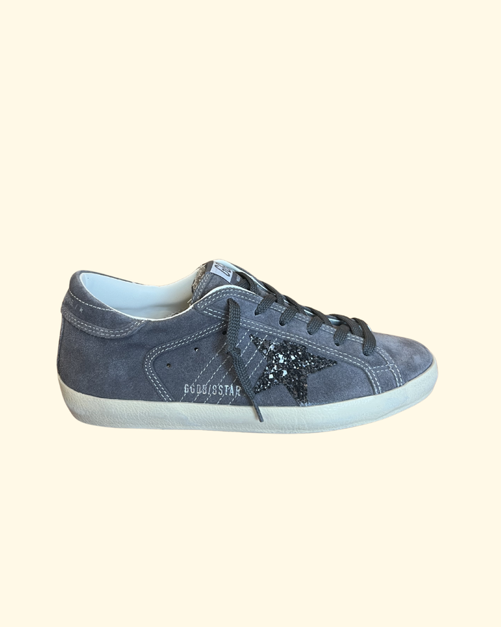Super Star Glitter Heel | Grey/Anthracite