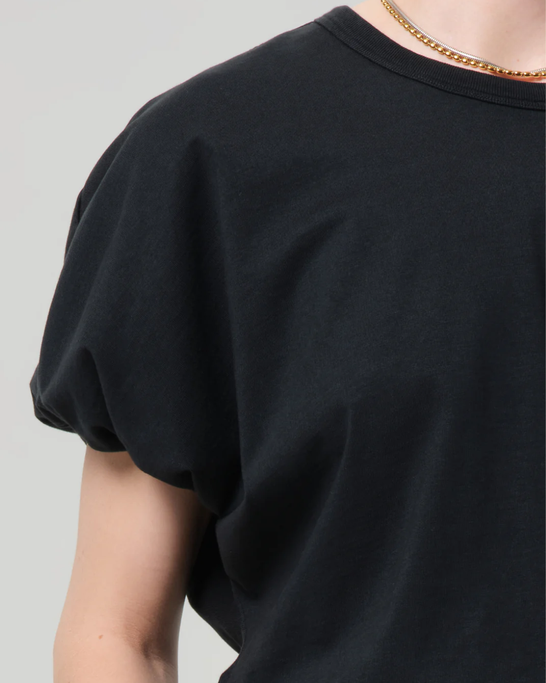 Gia Bubble Tee | Washed Black