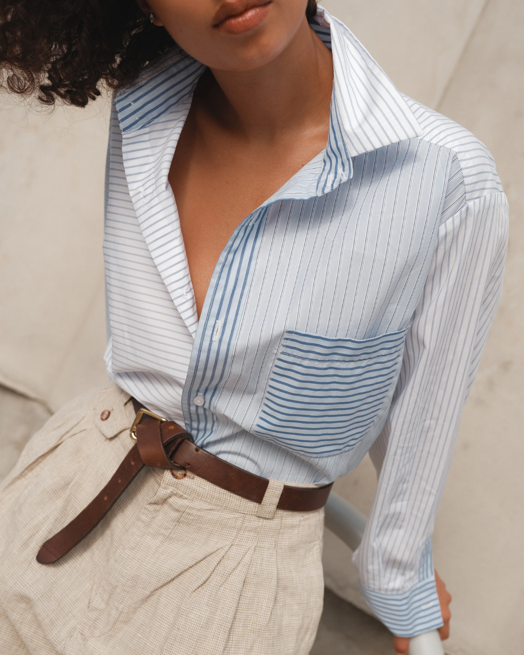 The Mens Shirt | Stripe Scrappy