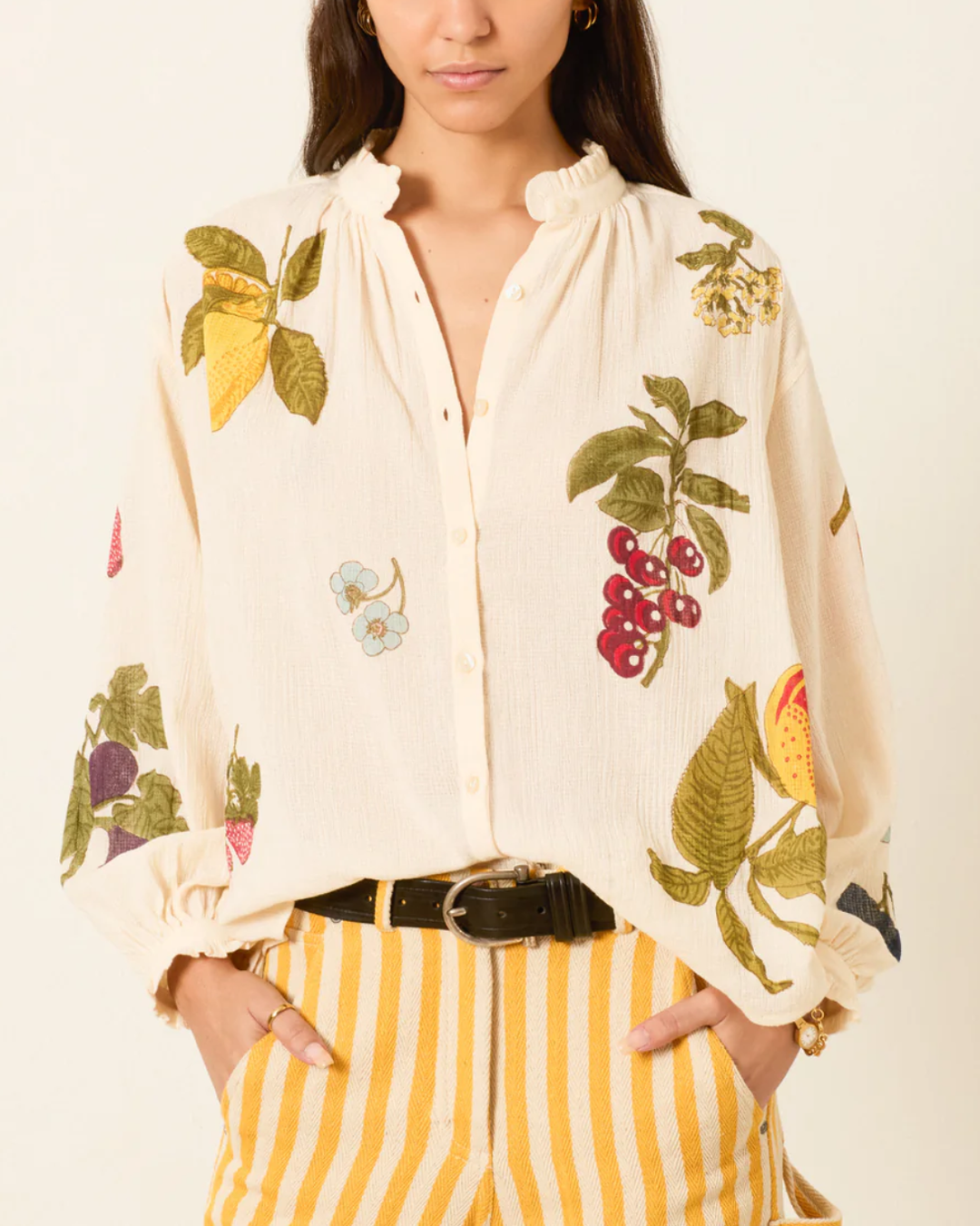Poet Nine Fruit Blouse | Off-White