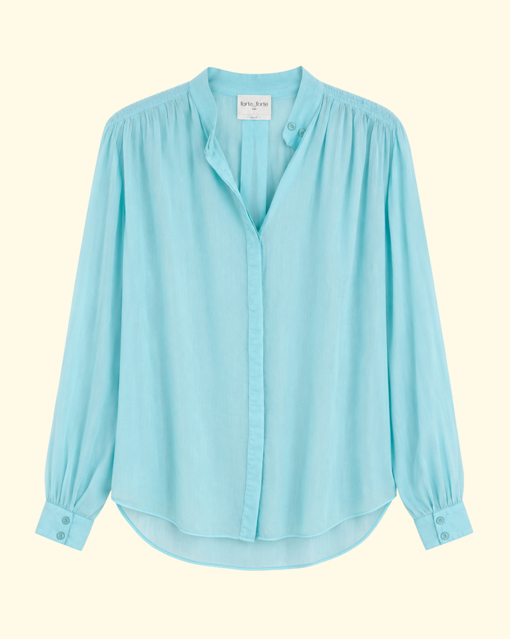 Voile Shirt | Azure