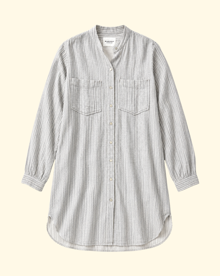 Soyana Dress | Blue Stripe