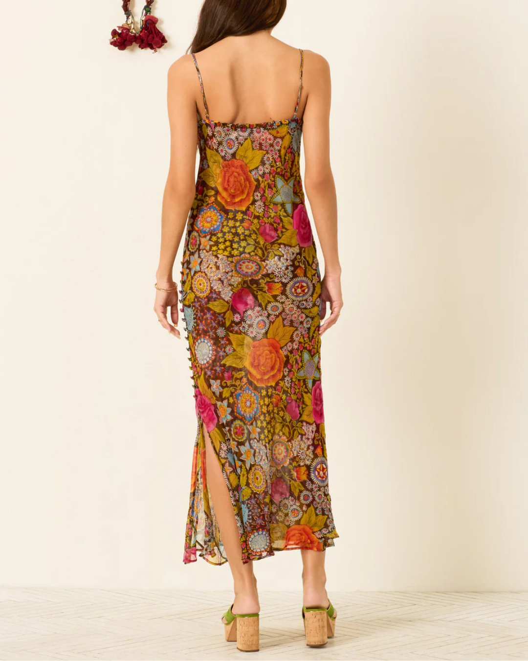 Athens Bloom Mirage Dress | Dark Brown