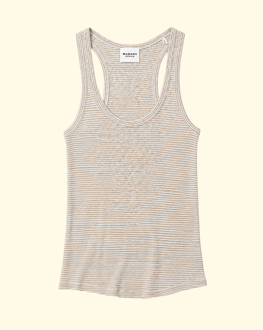 Thea Tank | Ecru/Peach