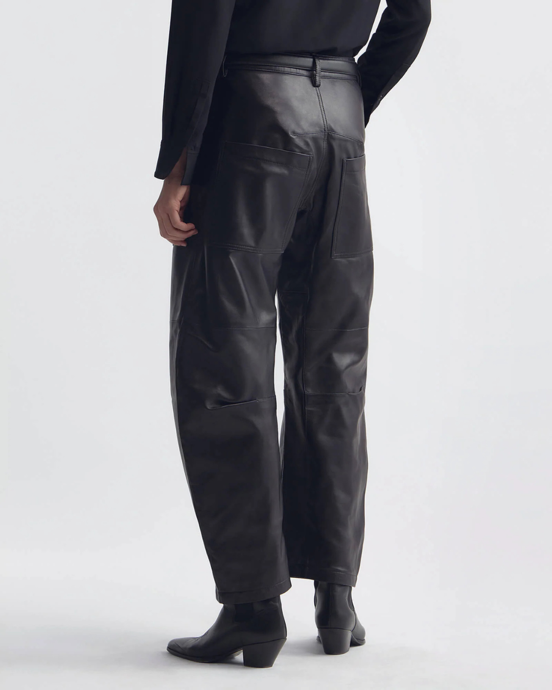 Shon Leather Pant | Midnight