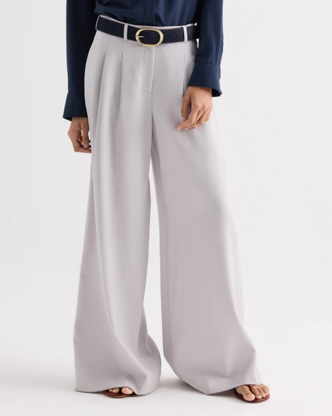 Wide Belt | Navy