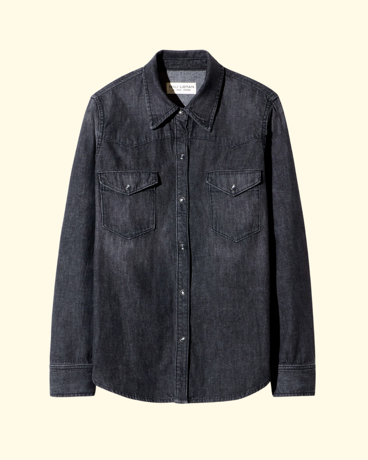 Travis Shirt | Faded Black