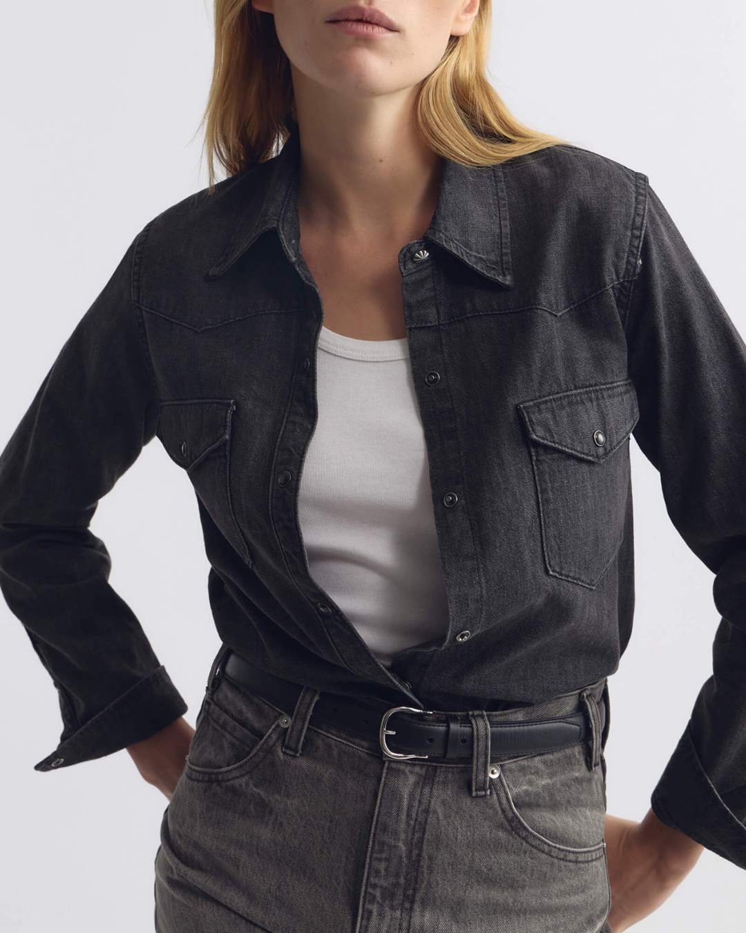 Travis Shirt | Faded Black