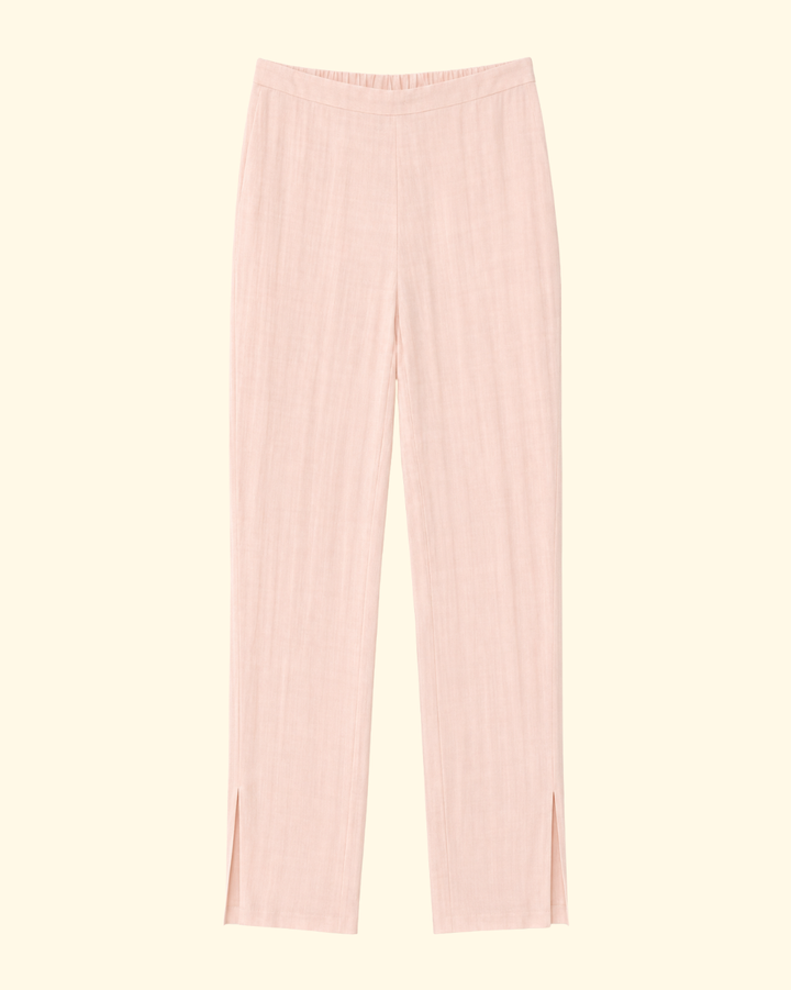 Viscose Hopsack Pants w/ Splits | Alba