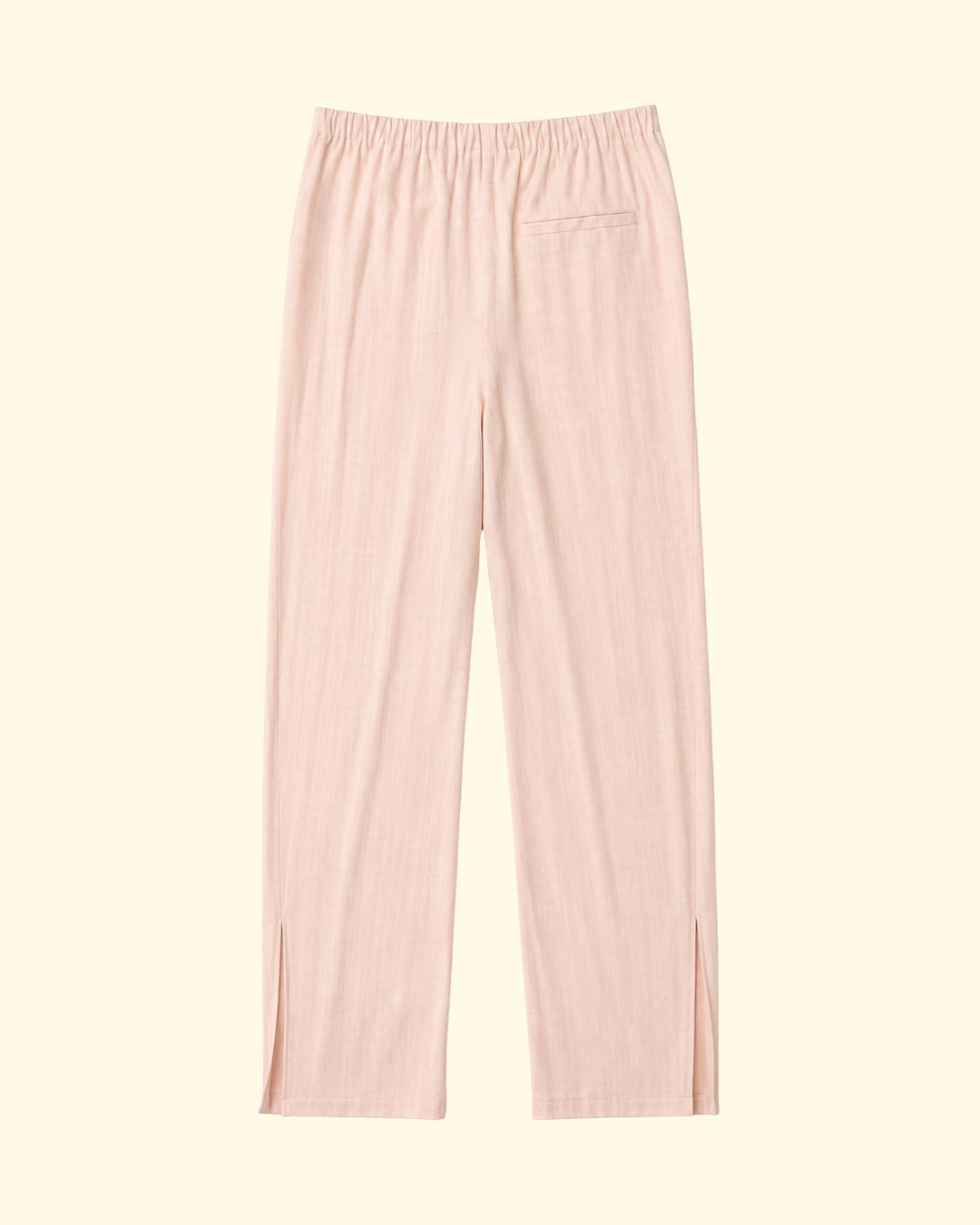 Viscose Hopsack Pants w/ Splits | Alba