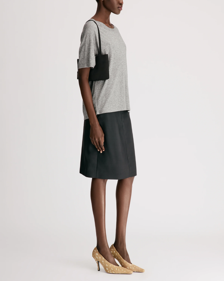 Ezra Classic Fit T-Shirt | Anthracite Melange