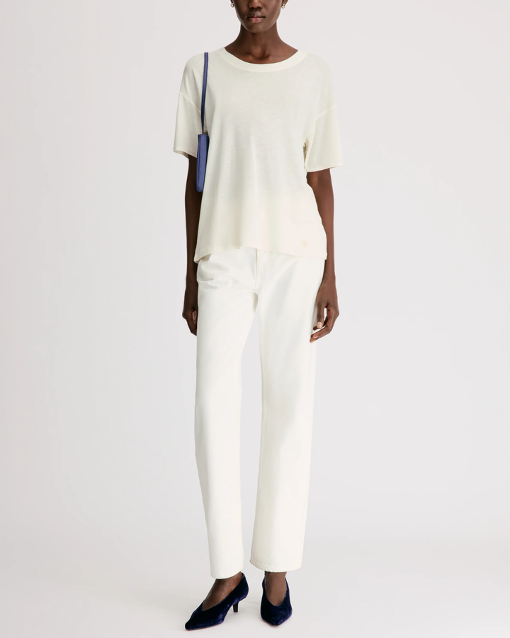 Ezra Classic Fit T-Shirt | Ivory