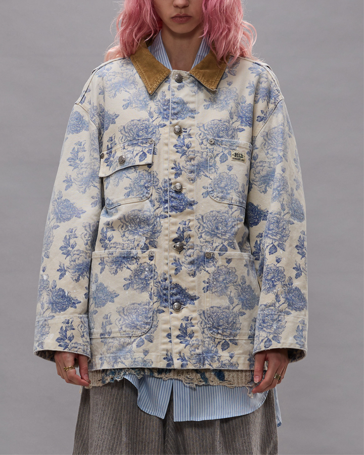 Relaxed Chore Jacket | Dustbloom Indigo