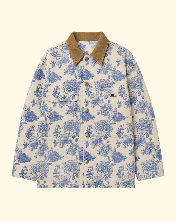 Relaxed Chore Jacket | Dustbloom Indigo