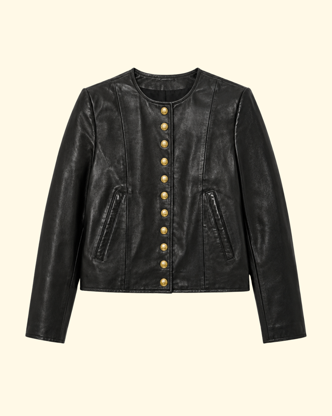 Front Snap Jacket | Black