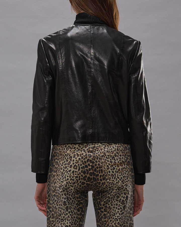 Front Snap Jacket | Black