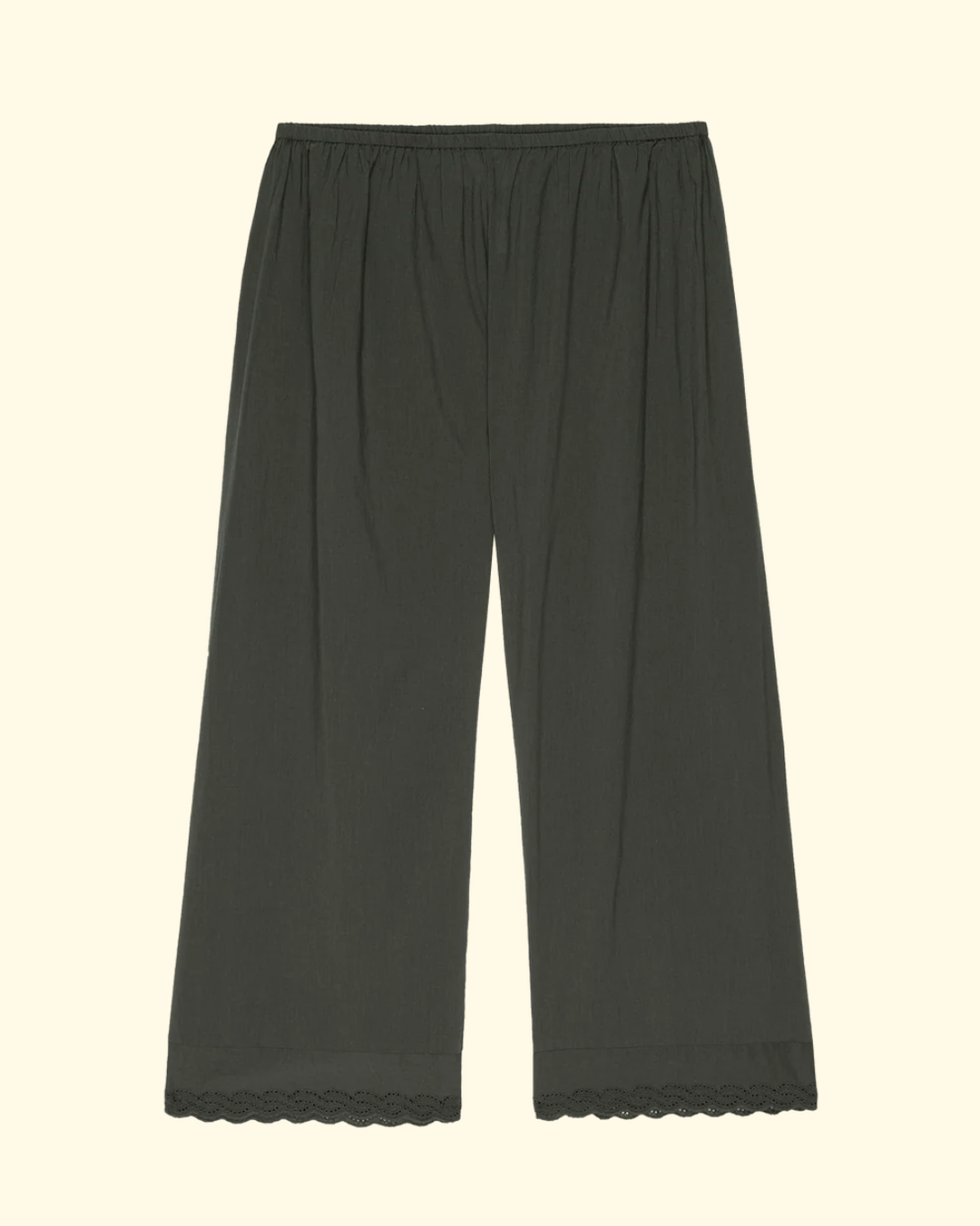 The Eyelet Easy Sleep Pant | Black