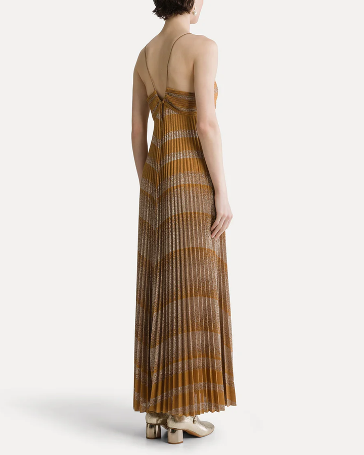 Rising Sun Plisse Dress | Heliodore