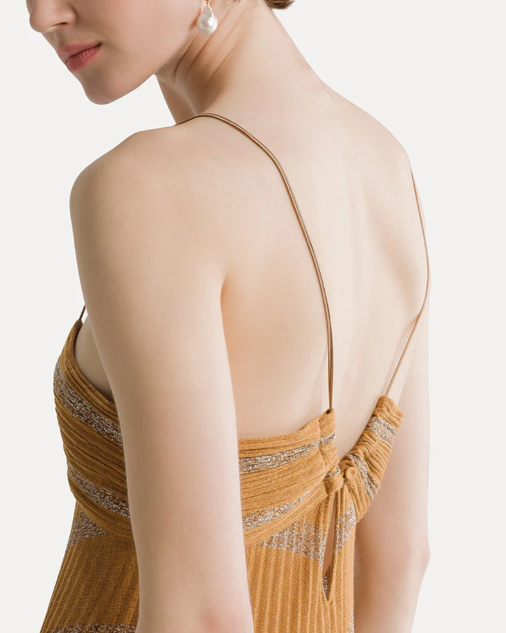 Rising Sun Plisse Dress | Heliodore