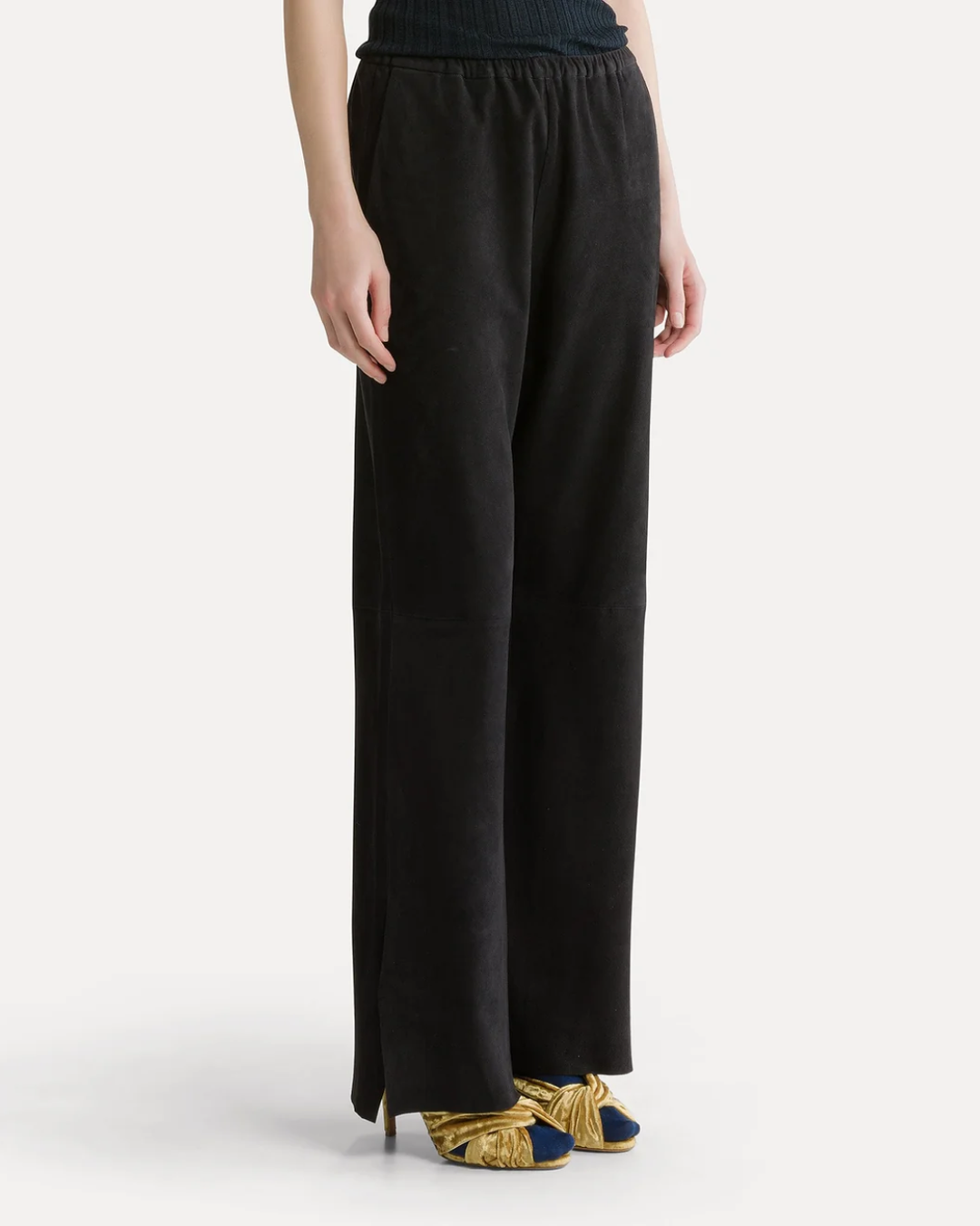 Suede Elasticated Pants | Notte
