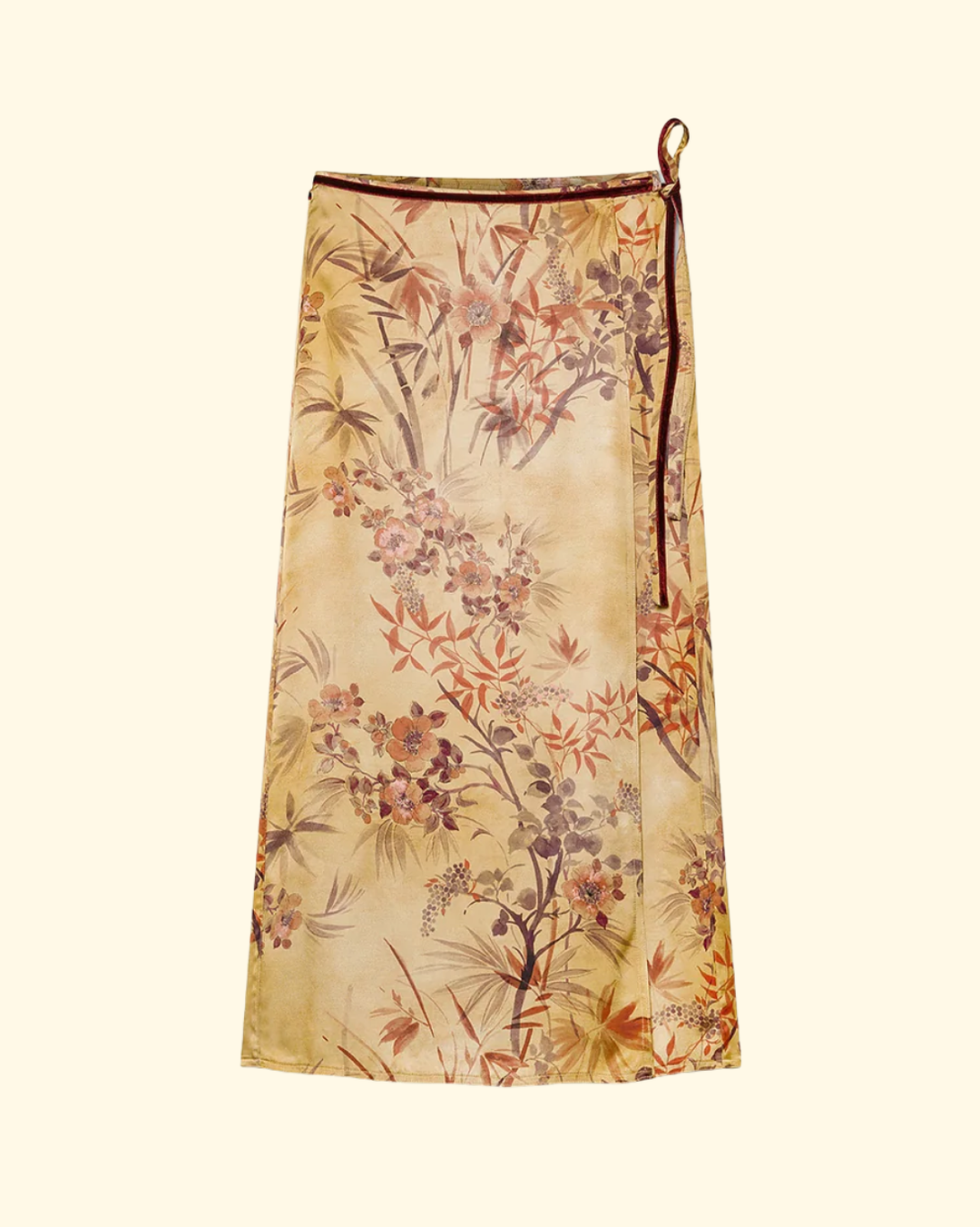 'Le Bambou Secret' Satin Sarong | Heliodore