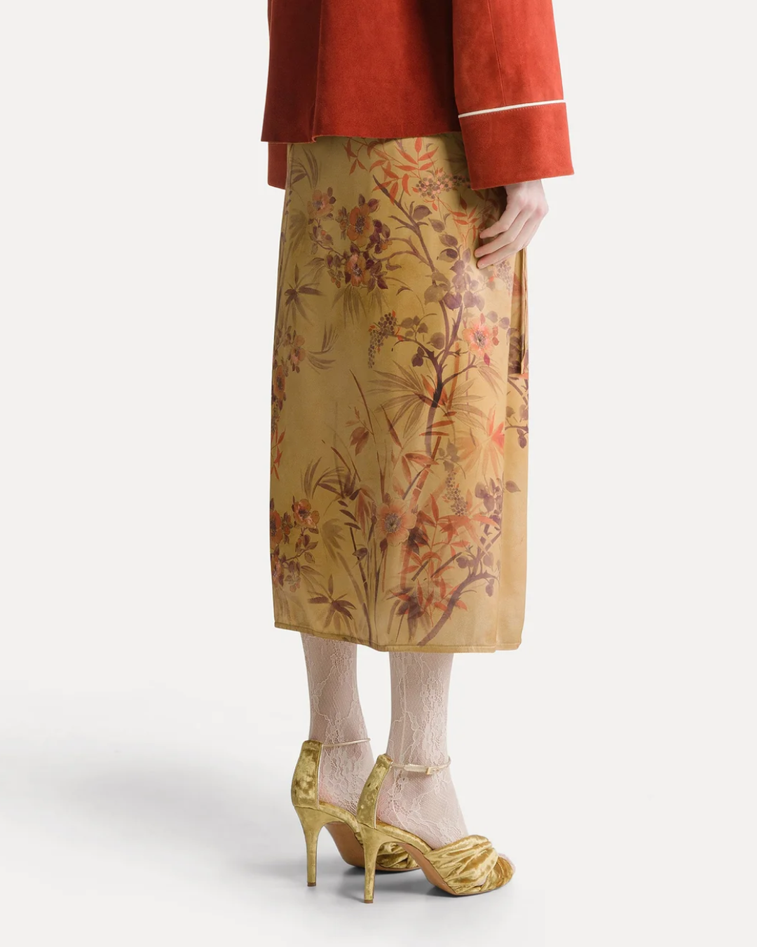 'Le Bambou Secret' Satin Sarong | Heliodore
