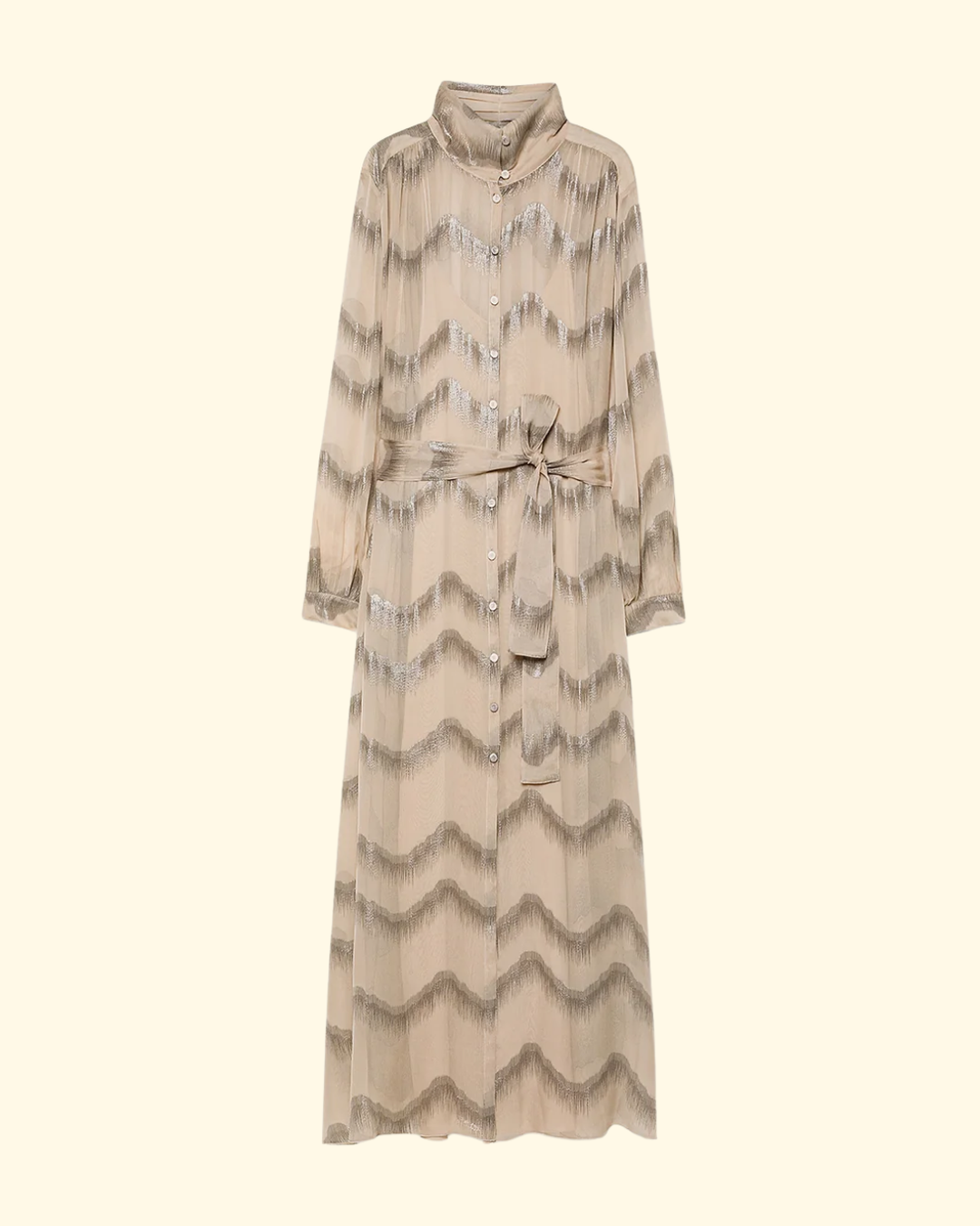 'Nuages D'Argent' Chiffon Dress | Seta