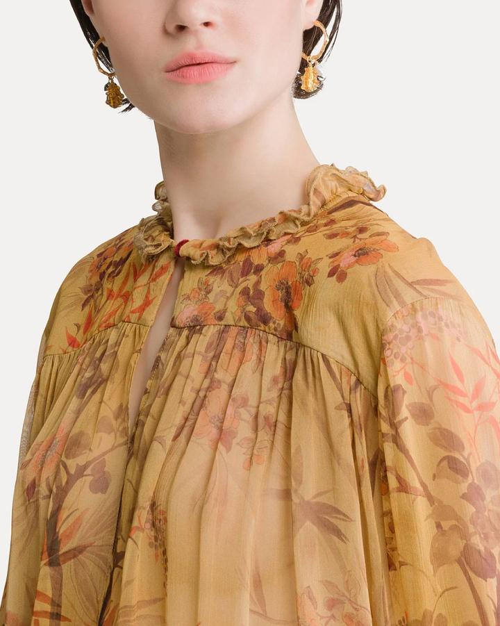 'Le Bambou Secret' Bohemian Shirt | Heliodore
