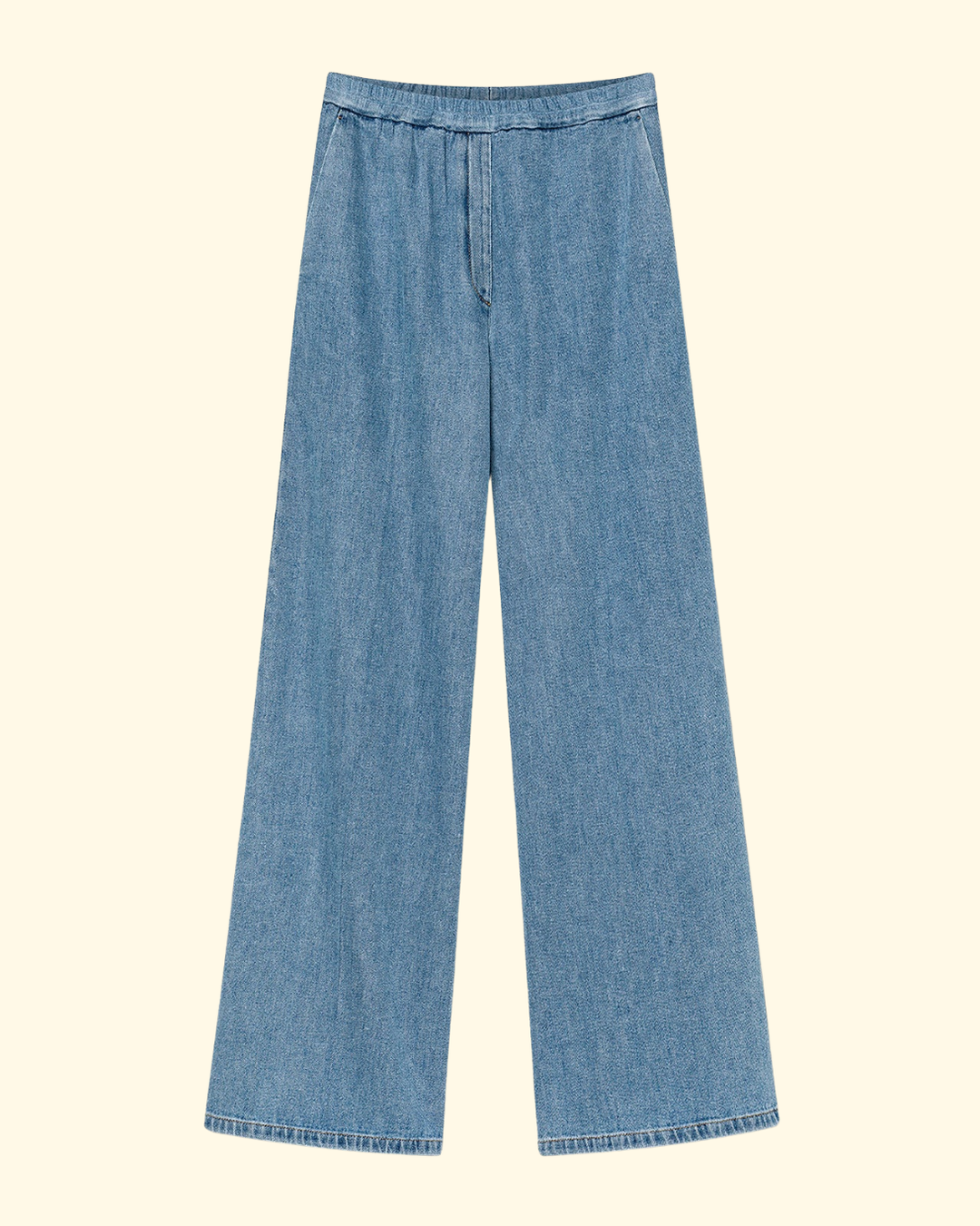Loose Cavalry Elasticated Denim | Celeste