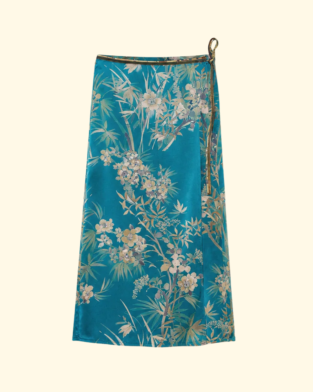'Le Bambou Secret' Satin Sarong | Ossidiana