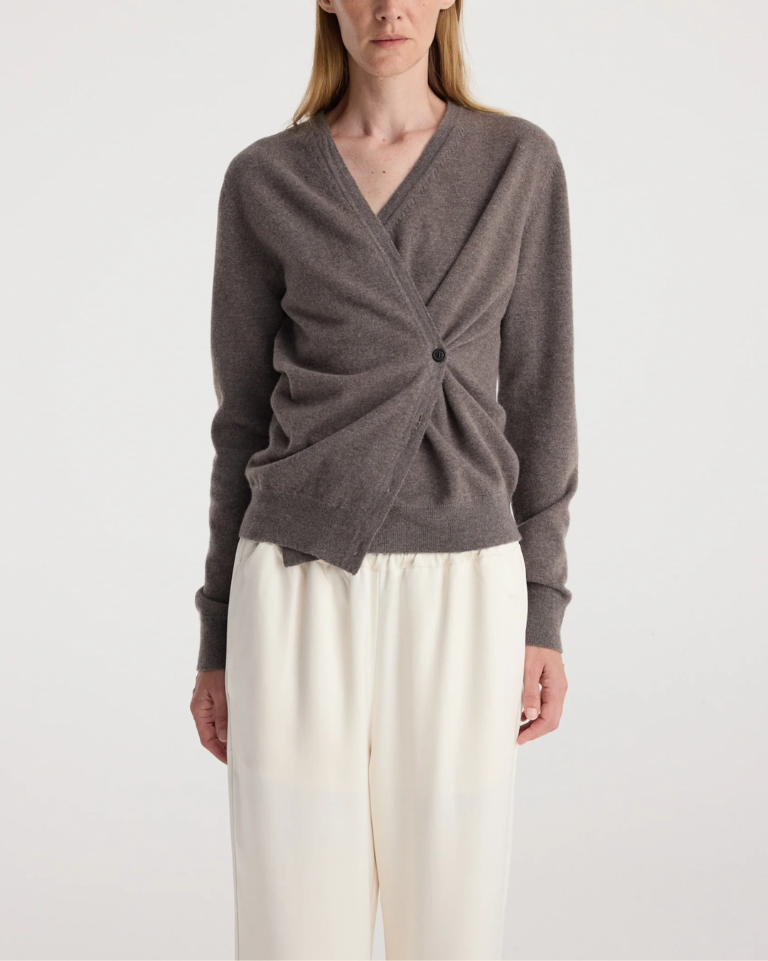 Twisted Ballet Cardigan | Mud
