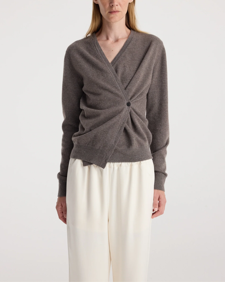 Twisted Ballet Cardigan | Mud