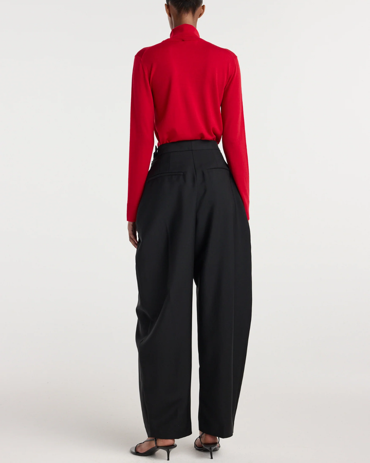 Sculptural Tailored Trousers | Black