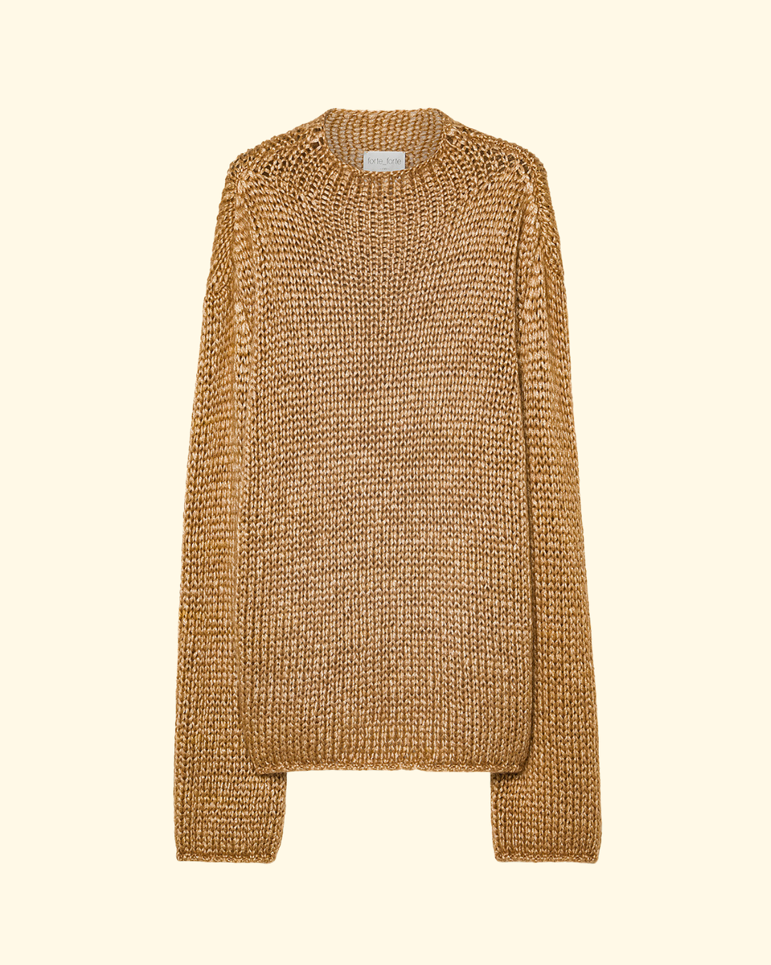 Cashmere Silk Flared Neck Sweater | Heliodore