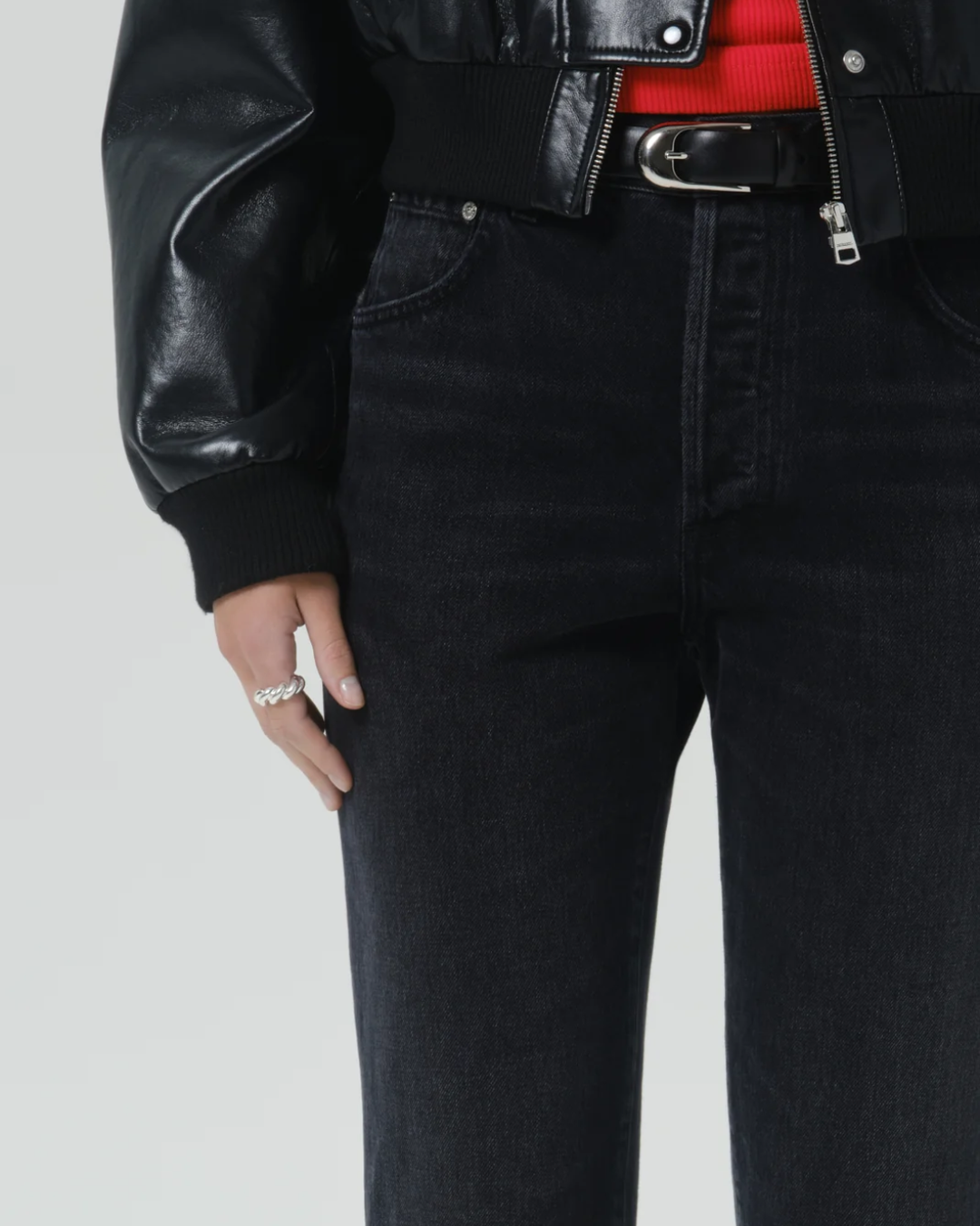 90s French High Rise Straight | Andreas