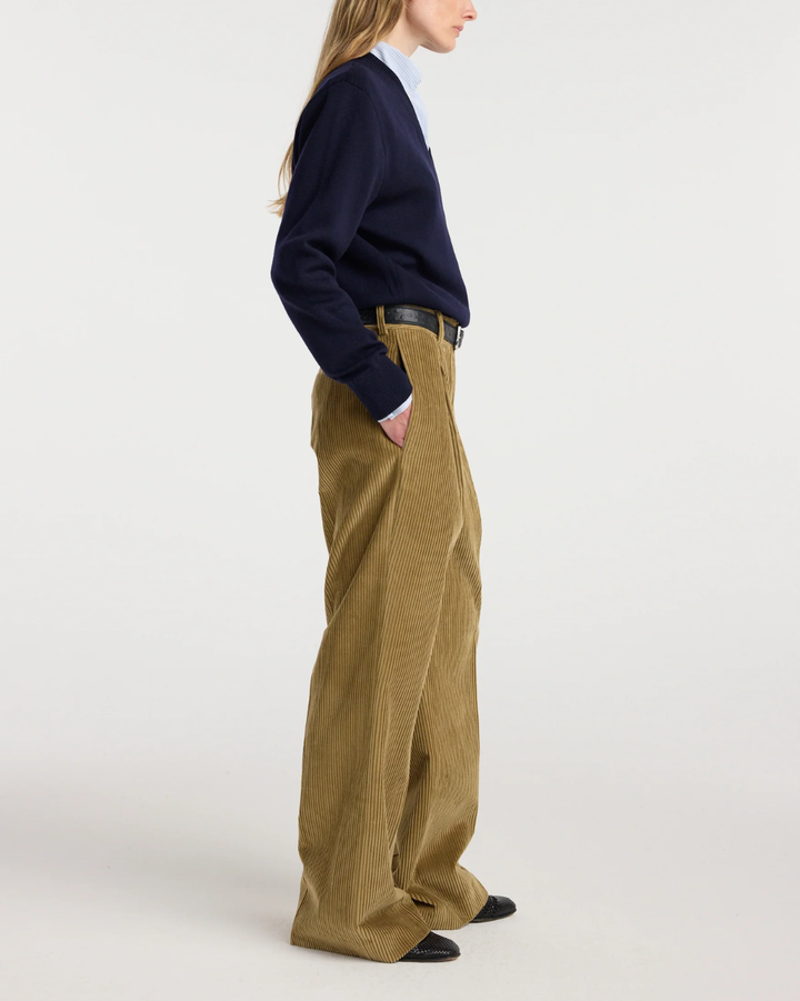 Ted Corduroy Trousers | Beige